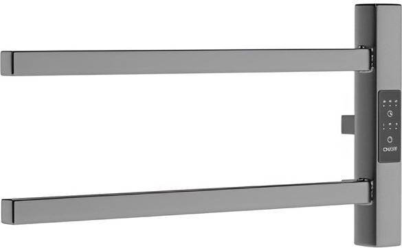 

Полотенцесушитель Маргроид Ferrum Cook СНШ профильный 18*40 Графит, скрытого монтажа, таймер справа