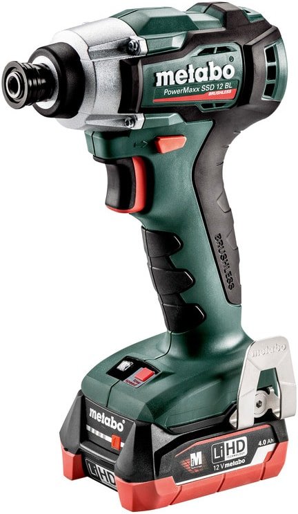 

Винтоверт Metabo PowerMax SSD 12 BL 601115800 (с 2-мя АКБ, кейс)