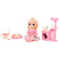 Кукла-питомец Полесье Маша в платье 03359