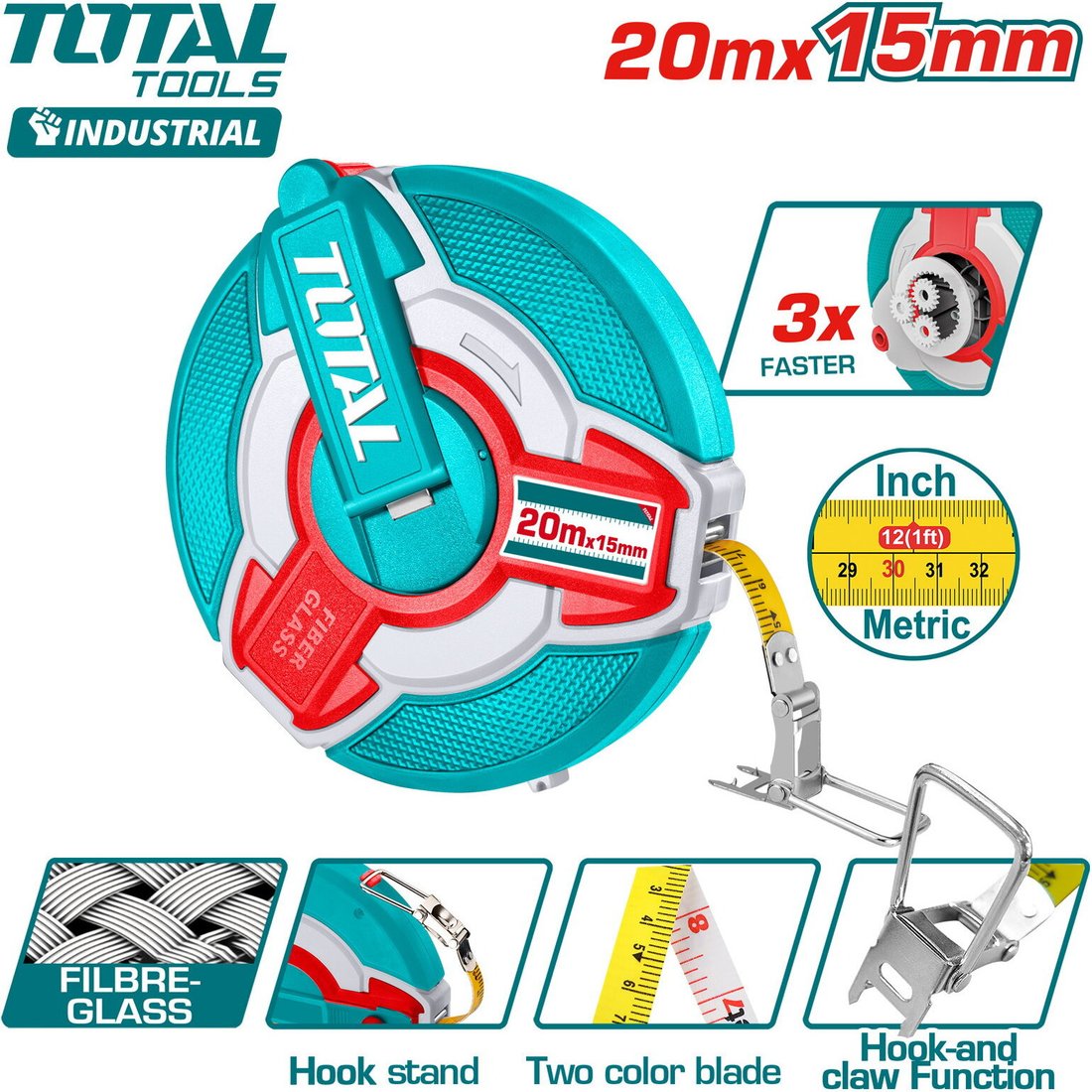 Мерная лента Total TMTF18206