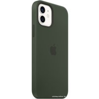 Чехол для телефона Apple MagSafe Silicone Case для iPhone 12/12 Pro (кипрский зеленый)