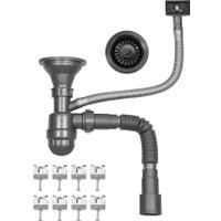 Кухонная мойка ARFEKA Eco AR 600*500 Black PVD Nano Decor Volcanic Rock