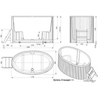 Купель PolarSpa Стандарт (термососна)