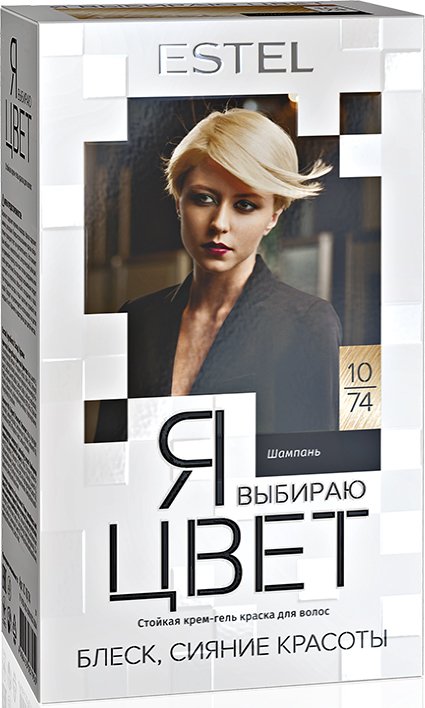 

Крем-краска для волос Estel Я Выбираю Цвет 10/74 шампань