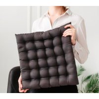 Подушка для сидения Smart Textile Уют с завязками 40x40 T429 (лузга гречихи)