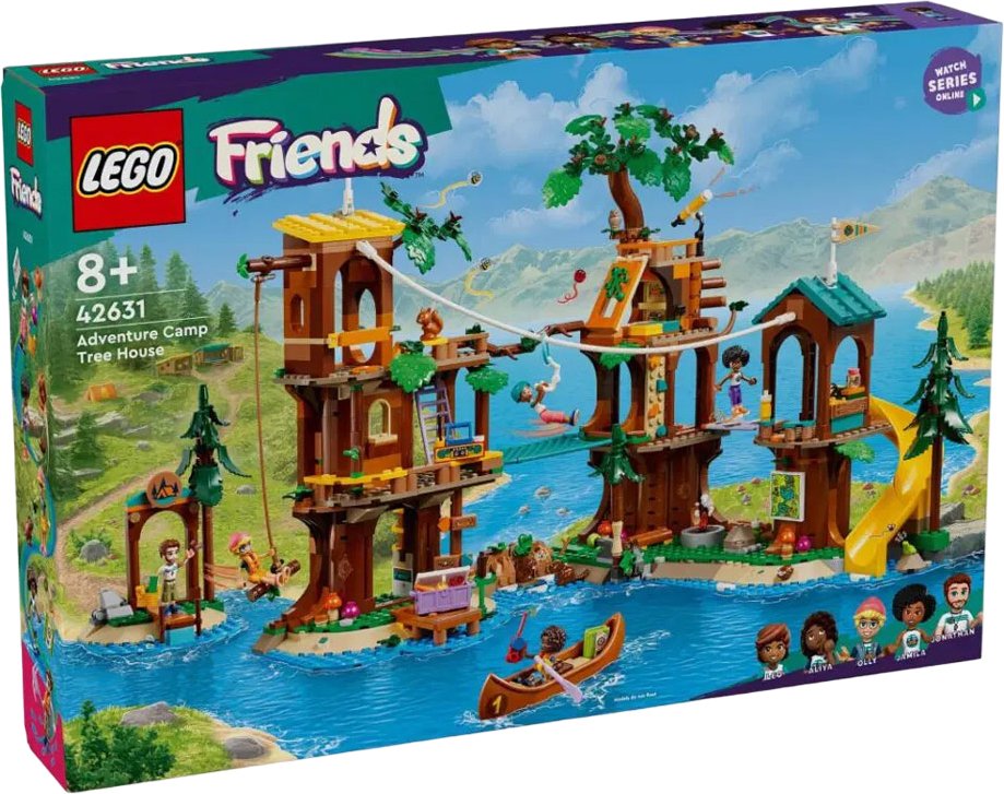 

Конструктор LEGO Friends 42631 Лагерь приключений: Дом на дереве