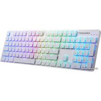 Клавиатура Tesoro Gram Spectrum XS Blue Switch (белый)