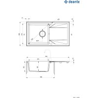 Кухонная мойка Deante ZQJ_T113 в Бресте
