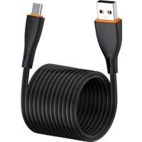 Кабель EOFE AC21 USB Type-A - USB Type-C (1 м, черный)