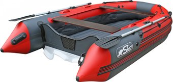 Моторная лодка Reef Скат RF-S370 (темно-серый/красный)