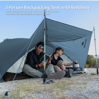 Треккинговая палатка Naturehike Mongar Hiking Tent BASE (синий)