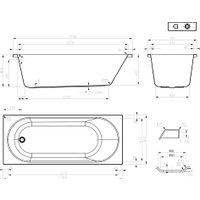 Ванна Roxen Classic 240100-1770 170x70