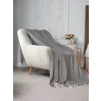 Плед Vip Camilla 3012023/01 (светло-серый)