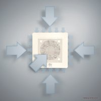 Осевой вентилятор Vortice ME 100/4" LL T (черный металлик)