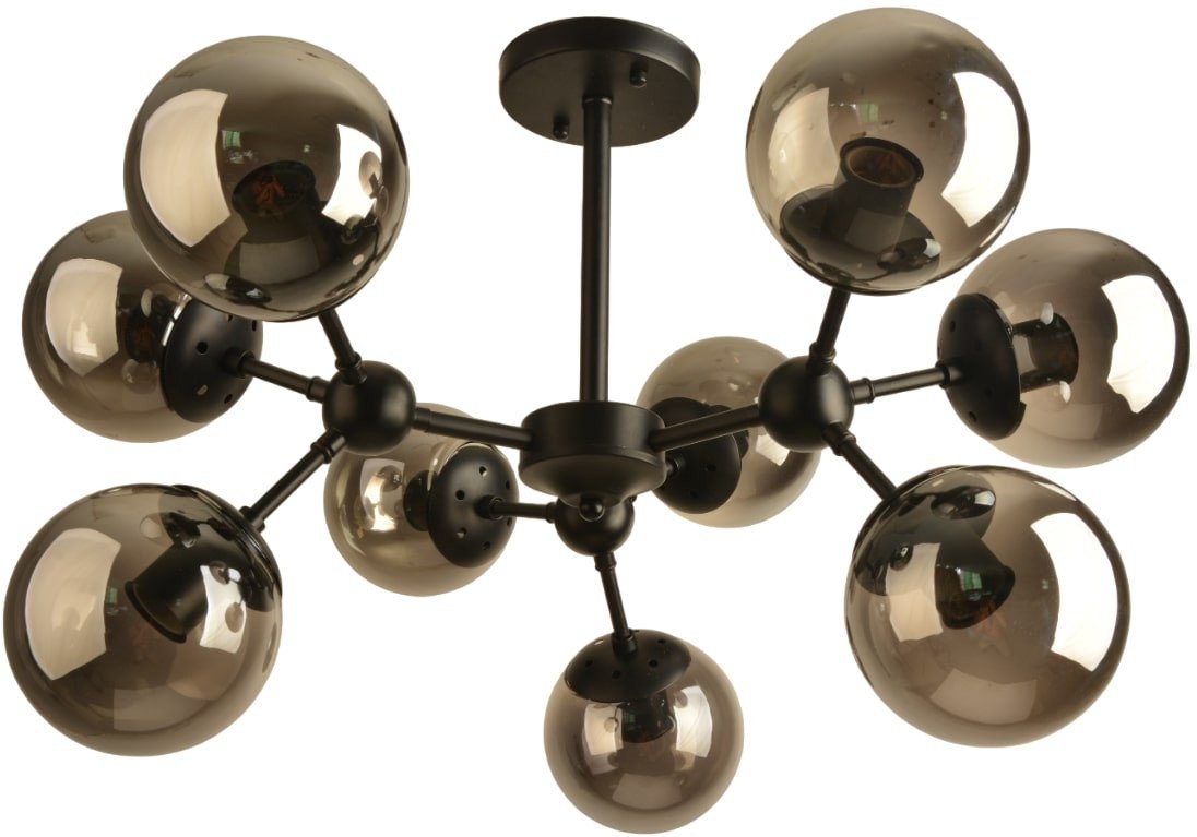 Люстра средней высоты Mirastyle BL-8255/9 BK