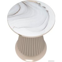 Журнальный столик Sheffilton SHT-CT38-C2 (корица/мраморное золото)