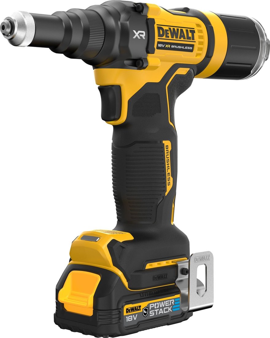 Заклепочник DeWalt DCF403E1GT-QW