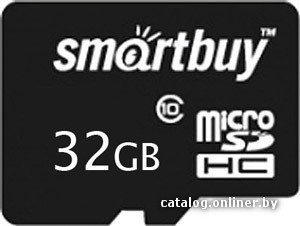 Карта памяти SmartBuy microSDHC (Class 10) 32GB (SB32GBSDCL10-00)
