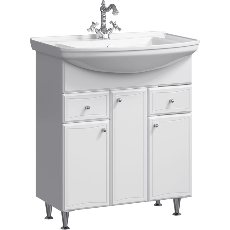 

Aqwella Тумба с умывальником Барселона BA0108K + Стиль 850 4620008197357