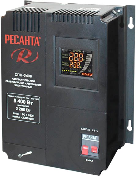 

Стабилизатор напряжения Ресанта СПН-5400