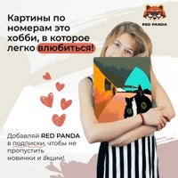 Картина по номерам Red Panda Откройте котику p55874