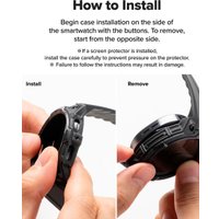 Ремешок Ringke Rugged Gear для Galaxy Watch 8 44mm All Black
