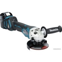 Угловая шлифмашина Makita DGA517RTJ (с 2-мя АКБ, кейс)