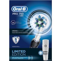 Электрическая зубная щетка Oral-B Pro 750 Cross Action D16.513.UX (черный)