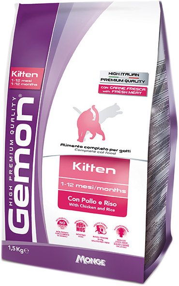 

Сухой корм для кошек Gemon Kitten with Chicken and Rice 20 кг