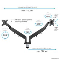 Кронштейн для монитора Tuarex Alta-15
