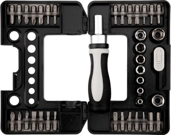 Набор отвертка с битами и головками Kranz KR-12-4792 (38 предметов)