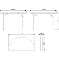 Стол AksHome Table AKS тип 10 (белый)