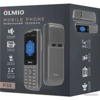 Телефон Olmio P33 (серый)