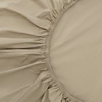 Простыня Tkano Essential TK24-FS0032 на резинке (бежевый/серый)