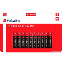 Батарейка Verbatim Premium Alkaline LR03 ААА 10шт