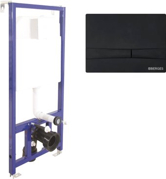 Инсталляция для унитаза Berges Wasserhaus Novum 525 F5 040000+040055