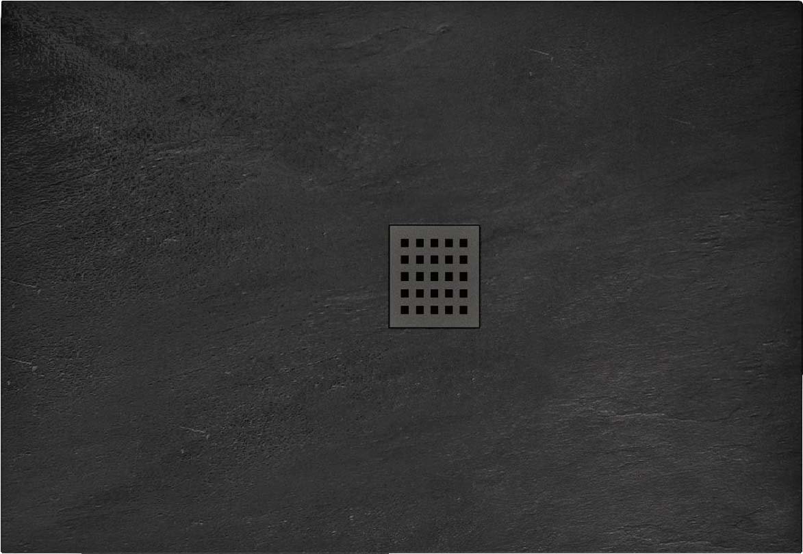 

Душевой поддон Rea Rock 100x80 (черный)