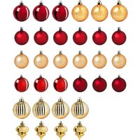 Елочная игрушка Swed House Vintertid 34.56.9336 (золотистый/красный)