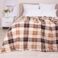 Плед Casa Conforte London 130x170 6154664 (коричневый)