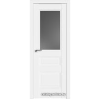 Межкомнатная дверь ProfilDoors 67U L 60x200 (аляска/стекло графит)