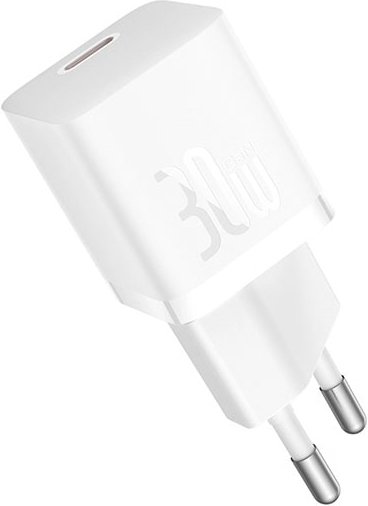 

Сетевое зарядное Baseus GaN5 Fast Charger Mini 1C 30W CCGN070502 (белый)