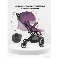 Коляска прогулочная «книга» Farfello Comfy Go Comfort CG-006 (фиолетовый)
