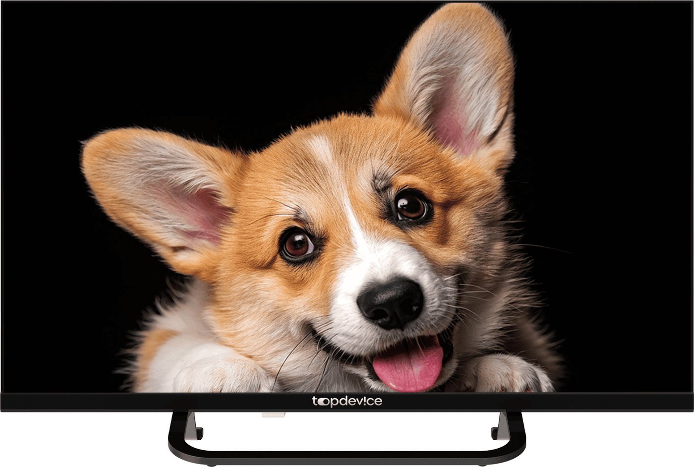 Телевизор Topdevice 24 SMART TV YаOS 03 (черный)