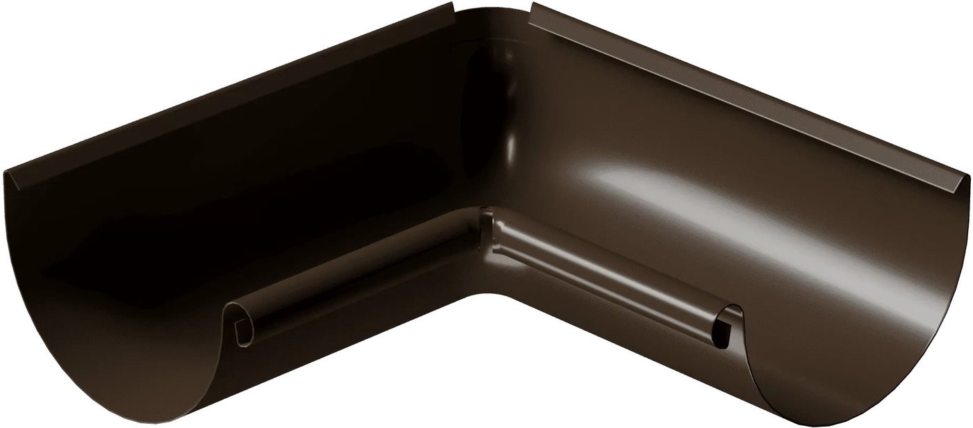

Кровля Docke Stal Premium Угол внутренний 90⁰ D125 (каштан 8017)