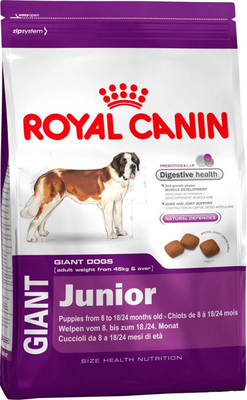 

Сухой корм для собак Royal Canin Giant Junior 4 кг