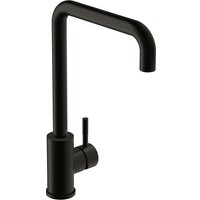 Смеситель Cersanit Como однорычажный с п-образным изливом 68246 (черный)