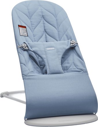 Шезлонг BabyBjorn Bliss Cotton Petal Quilt (голубой)