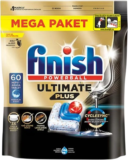 

Капсулы для посудомоечной машины Finish Powerball Ultimate Plus All in 1 (60 шт)