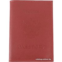 Обложка для паспорта Poshete 604-117LG-LBB (красный)