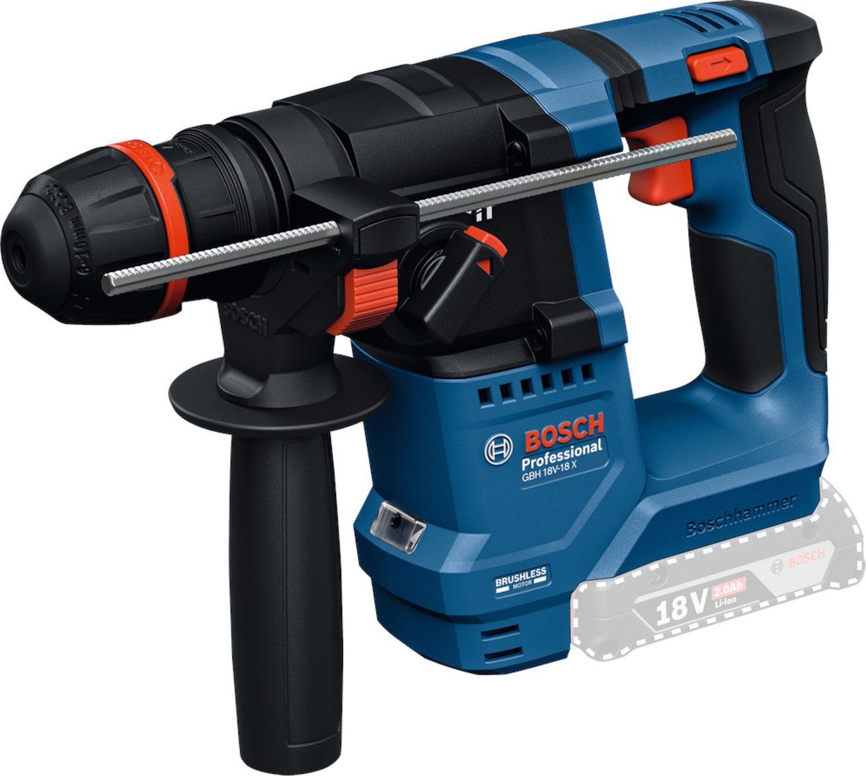 Перфоратор Bosch GBH 18V-18 X Professional 0611927100 (без АКБ)
